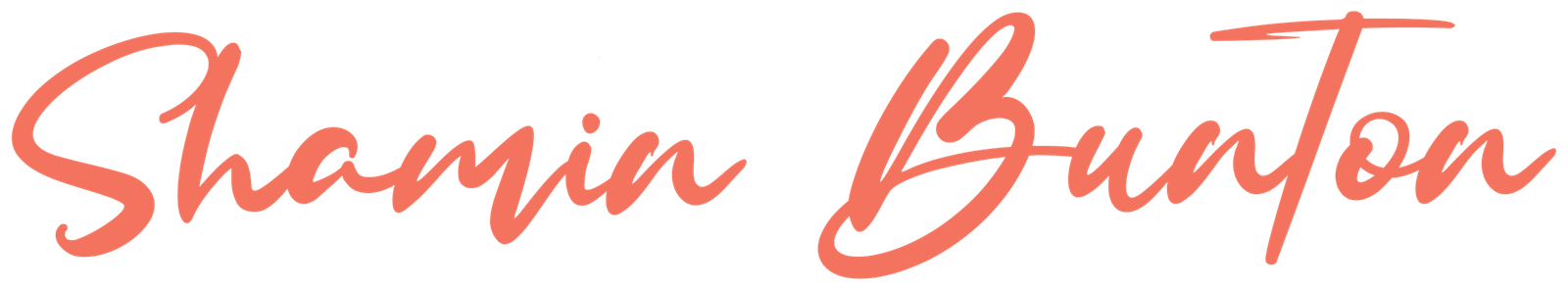Shamin Bunton Main Logotype Wordmark